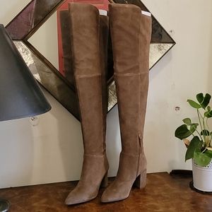 Louise et cie Brown Leather/Suede Tall Boots  ﻿